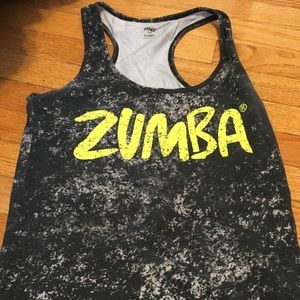 Black Marble Racerback Tank-XL